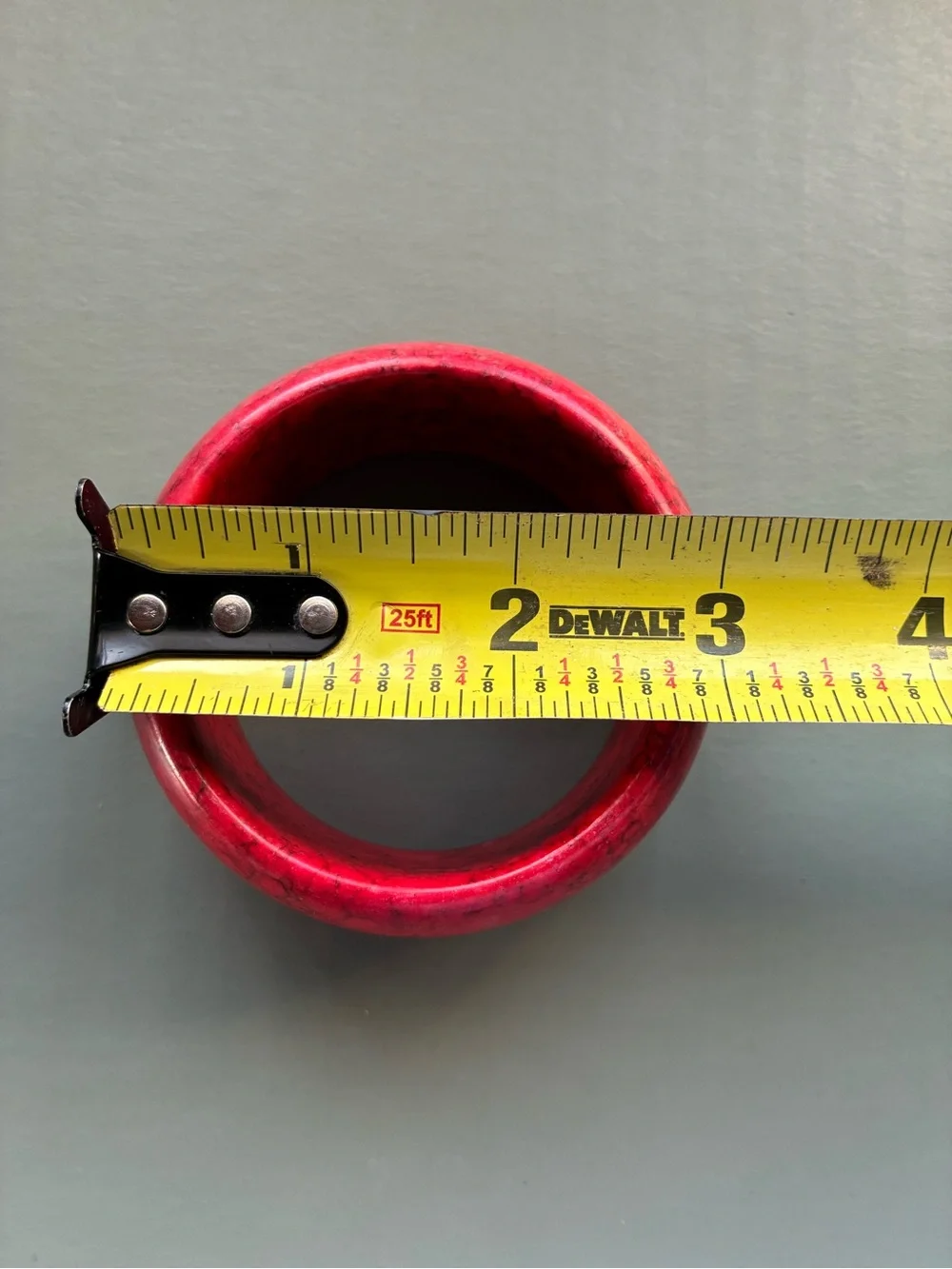 Red Howlite Style Stone Bangle Bracelet Wide Chunky 1.25” Bold Statement